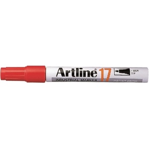Artline Маркер 17 Индустриален 1.5mm червен (EK-17 RED)
