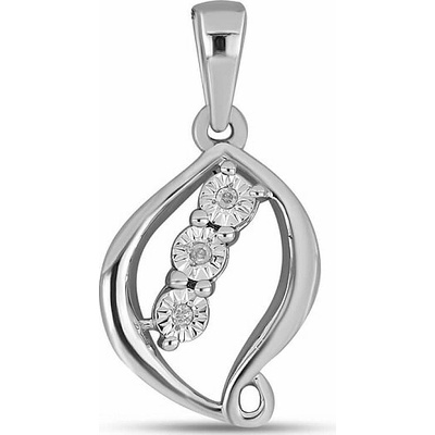 Nefertitis Přívěsek stříbrný s broušeným diamantem 017310 DIA NF55928