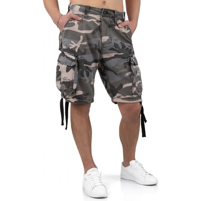 Surplus AIRBORNE VINTAGE pánske kapsáčové šortky night camo