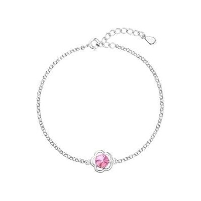 Evolution Group stříbrný s tyrkysovým kamenem Crystals from Swarovski Rose 33117.3