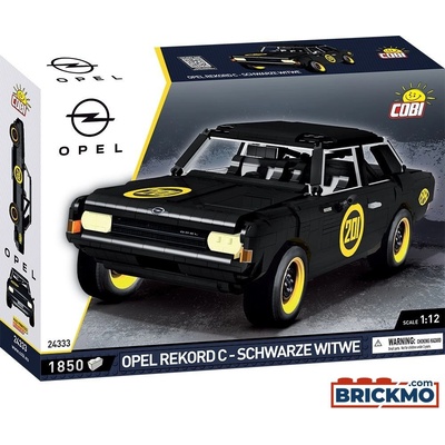 Cobi 24333 Opel Rekord C Schwarze Witwe, 1:12, 1850 k