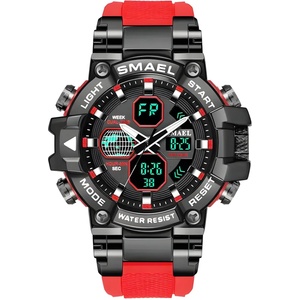 SMAEL Часовник smael da-29495 - Червен kp29495 Часовници