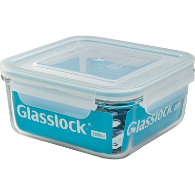 Glasslock Sklenená štvorcová dóza 1200ml