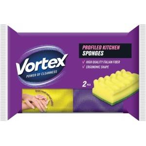 Vortex Гъба за миене на съдове profiled & care 2 бр