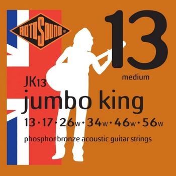 ROTOSOUND Струни за акустична китара ROTOSOUND - Модел JK13 Jumbo King