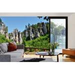 DIMEX ART Самозалепваща се флизелинова фототапета високи скални кули 375 x 250 см