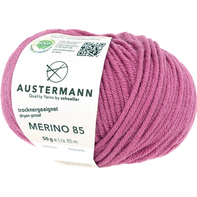 Pletací příze Austermann Merino 85 EXP Barva: 49 PINK LIPSTICK