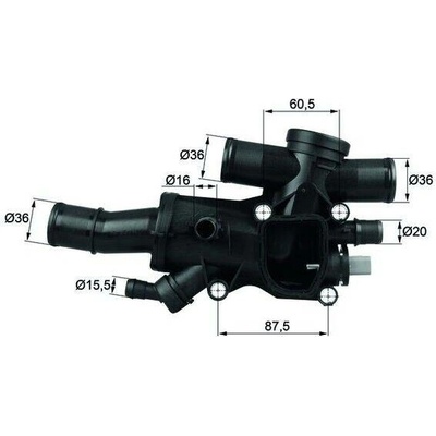 Termostat chladící kapaliny MAHLE ORIGINAL TH 44 83 (TH4483)