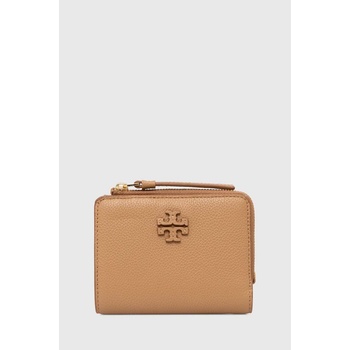 Tory Burch Кожен портфейл Tory Burch McGraw Bi-Fold дамски в кафяво 158904.227 (158904.227)