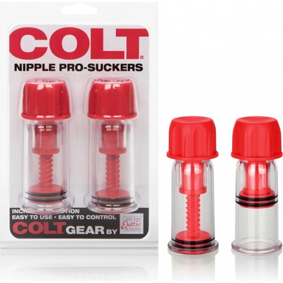 COLT Nipple Pro-Suckers, prísavky na bradavky červené