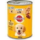 Konzervy pre psov Pedigree Junior s kuracím mäsom v želé 400 g