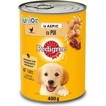 Pedigree Junior s kuracím mäsom v želé 400 g