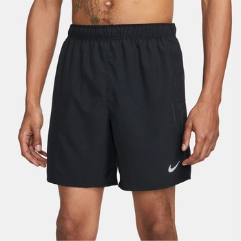 Nike Мъжки къси панталони Nike Dri-FIT Challenger Mens 7 Unlined Versatile Shorts - Black/Reflective Silver