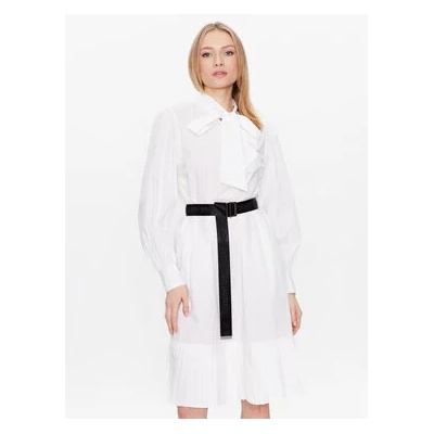 KARL LAGERFELD Ежедневна рокля 226W1302 Бял Regular Fit (226W1302)