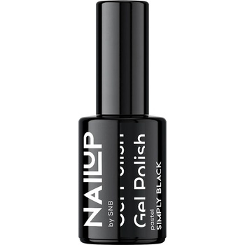SNB Professional NailUP Гел лак за нокти, Просто черно, 6 ml