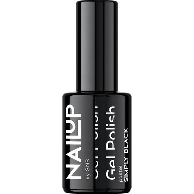 SNB Professional NailUP Гел лак за нокти, Просто черно, 6 ml