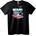 NOONEBRAND Тениска Маями кола и сърф - 2XL, Black