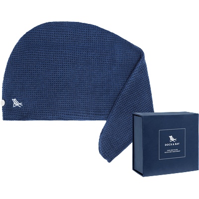 Dock&Bay UK Dock&Bay Бързосъхнещ тюрбан от рециклирани материали Navy