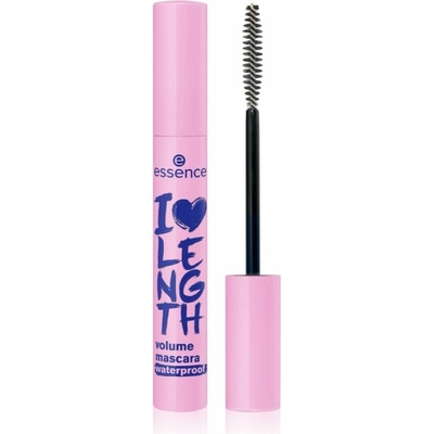 essence I Love Length voděodolná řasenka pro objem 01 Ultra Black 9 ml