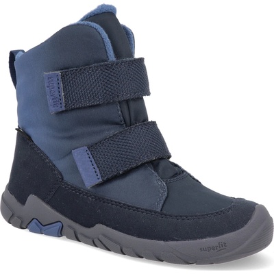 Superfit Textil/syntetik Trace modré zimné barefoot topánky