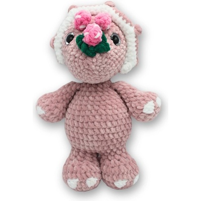 Vali Crochet Háčkovaný Strawberry Dino