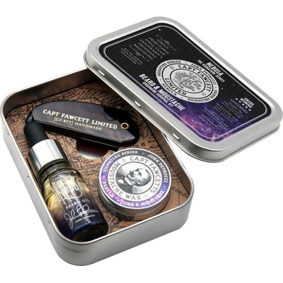 Captain Fawcett John Petrucci Nebula Beard & Moustache Grooming Survival Kit