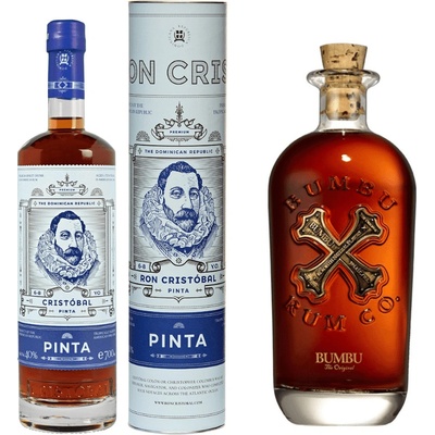 Bumbu Rum 40% 0,7 l a Ron Cristóbal Pinta 6-8y 40% 0,7 l (set)
