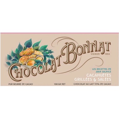 Bonnat & Jean Sulpice s praženými a solenými arašídy 55% 100 g