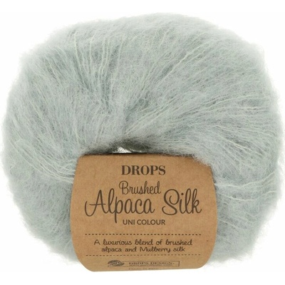 Drops Brushed Alpaca Silk 14 modrosivá