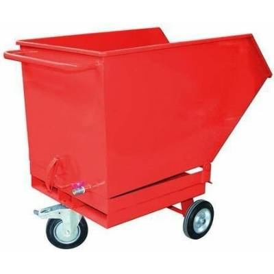 Extera Pojízdný výklopný kontejner 600 l červený 66437