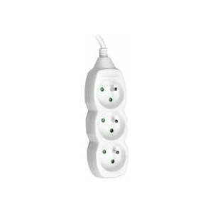 Tracer Backloader TRACER PowerCord 3, 0m (3 sockets, white)