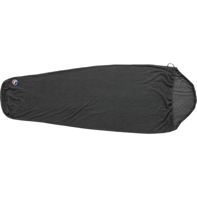 Big Agnes Вътрешен чувал Big Agnes Alpha Direct Fleece Sleeping Bag Liner Travel sleeping bag - Asphalt - размер Regular (515-0269-0111)