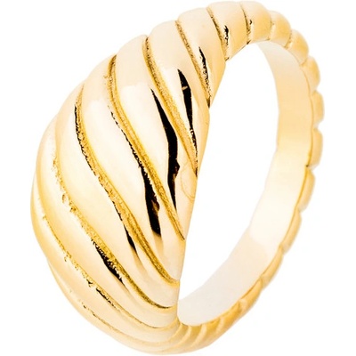 Franco Bene Spirální prsten pozlacený 2215