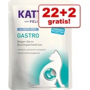 Kattovit Feline Gastro Pouch kuřecí a rýže 24 x 85 g