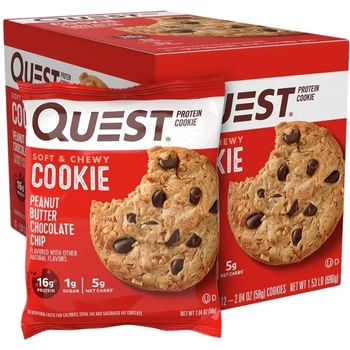 QUEST Nutrition Quest Protein Cookie - Peanut Butter Chocolate Chip [12 x 58 грама]