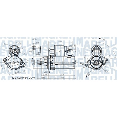 Startér MAGNETI MARELLI 063721346010