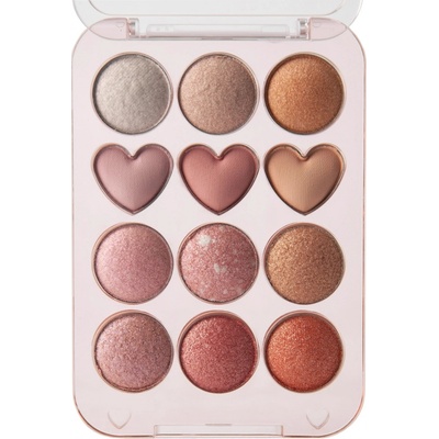 Colorgram Pin Point Eyeshadow Palette 04 Bright + Cool Paleta očných tieňov Pin Point 9,9 g