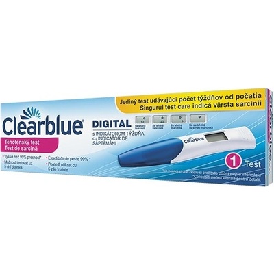 Clearblue digit.těhot.test 1 ks s ukazatelem týdnů