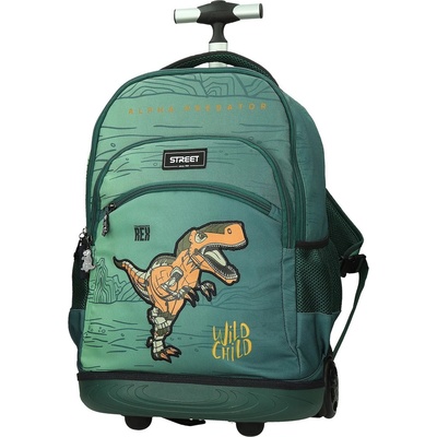 Eurocom batoh na kolieskach Dinosaur zelená