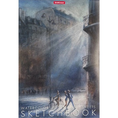 Erich Krause na akvarel Sketchbook 180g/m2 20listů A4