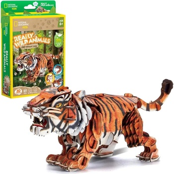 CubicFun 3D пъзел Cubic Fun от 87 части - Сибирски тигър (DS1071h)