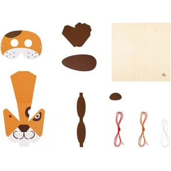 Hape Творчески комплект Hape - Направи си сам картина и маска, Кученце (H5124)