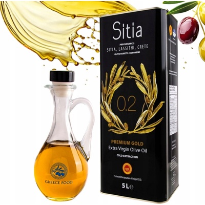 Sitia PREMIUM GOLD olivový olej Extra panenský 5 l – Sleviste.cz