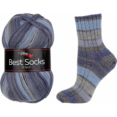 Vlna-Hep Best Socks (6-fach) 7366