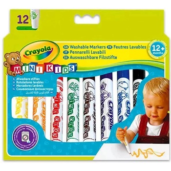 Crayola Mini Kids: 12 бр. маркери с объл връх (8325)