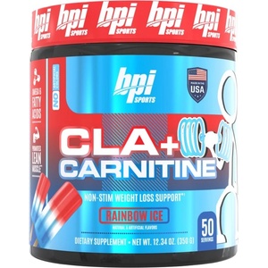 BPI Sports CLA + Carnitine | Non-Stimulant Weight Loss [350 грама] Rainbow Ice