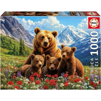 Educa Пъзел Educa от 1000 части - Гризли мечки в Канада (EDU20553)