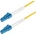 Conneu LC-LC симплексна пач корда, сингълмод OS2, 2 мм. , жълта, Conneu (10 м) (CNFJ-LCLCOS2SYE2mm-10)