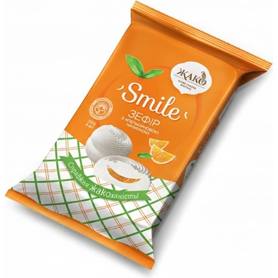 JACO SMILE Marshmallow s pomerančovou náplní 300 g