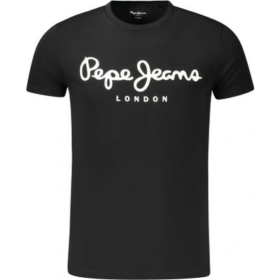 Pepe Jeans stylové pánské tričko s krátkým rukávem Black